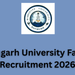 Dibrugarh University Faculty Recruitment