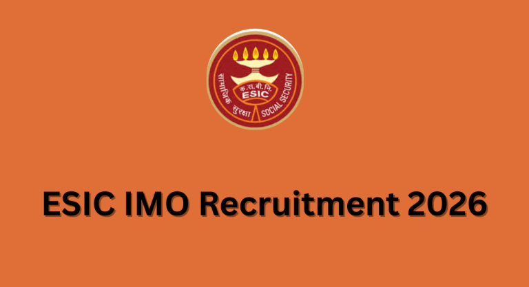 ESIC IMO Recruitment