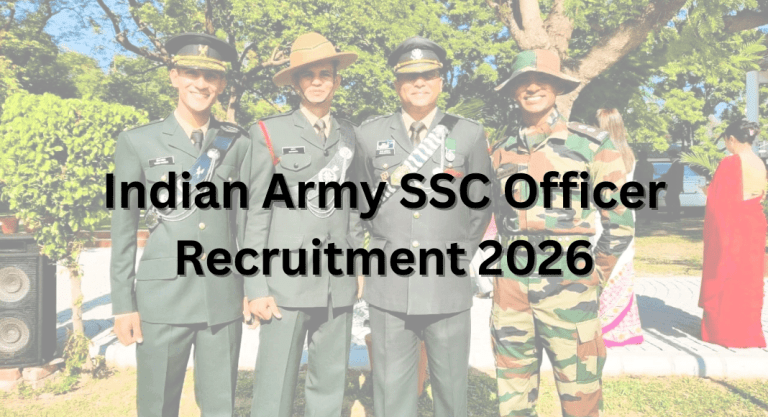 Indian Army SSC Officer Recruitment