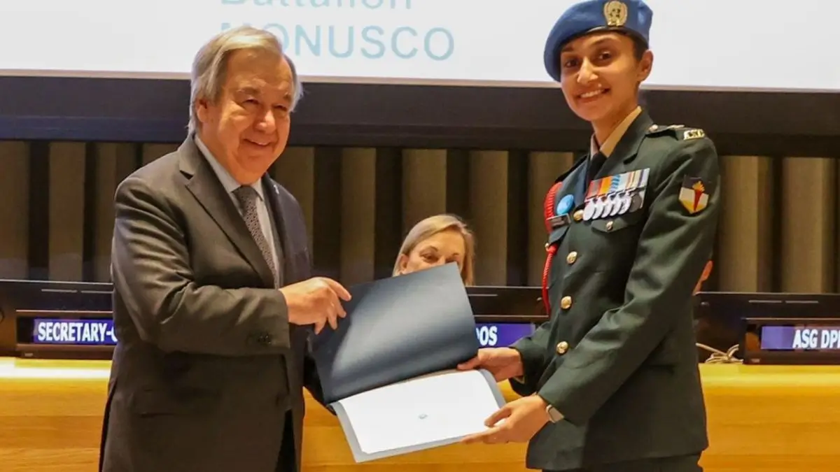 Indian Army UN Award Highlights Global Peacekeeping Role Indian Army UN Award