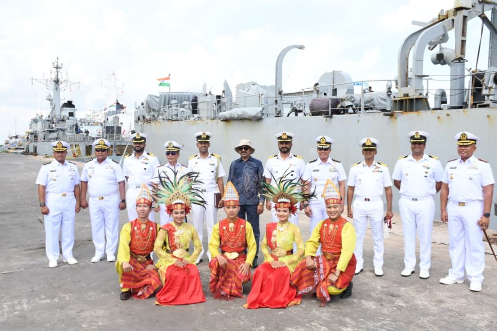 Indian Navy-Indonesia Maritime Ties Strengthened by Successful Belawan Port Call Indian Navy-Indonesia Maritime Ties