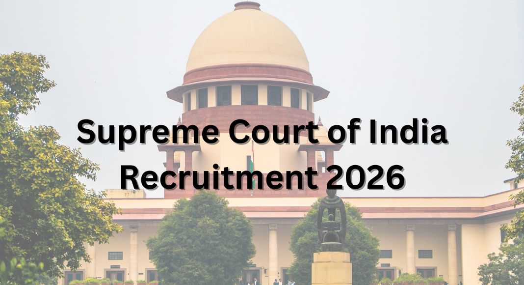 Supreme Court of India Recruitment
