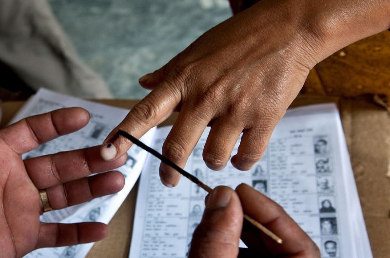 Maharashtra Civic Poll Ink Issue