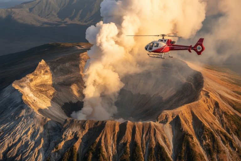 Mount Aso Helicopter Search