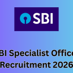 SBI Specialist Officer Recruitment