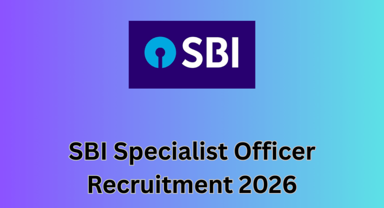 SBI Specialist Officer Recruitment 2026 – Apply Online for 1146 Posts SBI Specialist Officer Recruitment