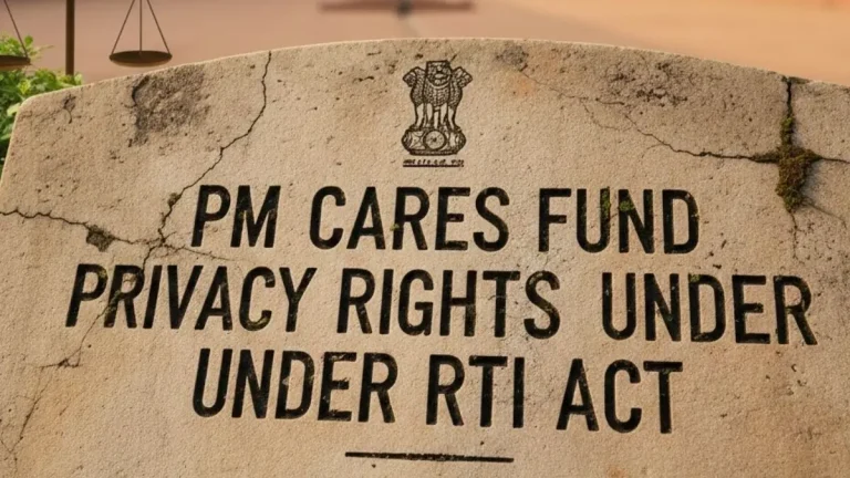 PM CARES Fund Privacy