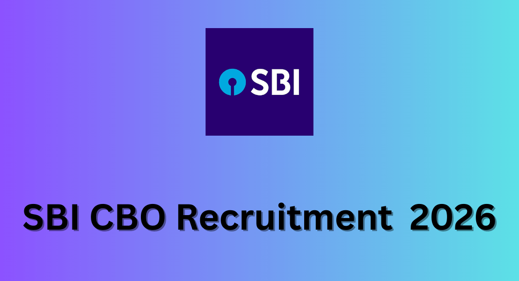 SBI CBO Recruitment
