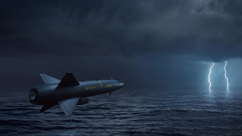 Saab Showcases RBS-15 Missile