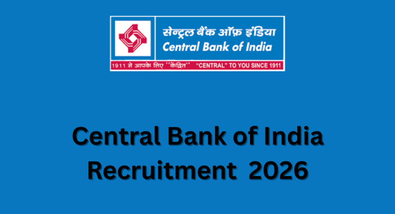 Central Bank of India Recruitment