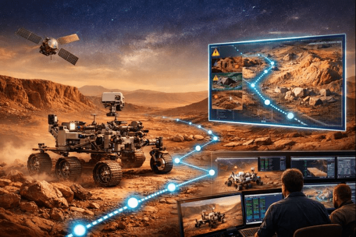 AI-Planned Mars Drive: NASA’s Perseverance Rover Enters a New Era of Autonomous Exploration Pretorius 188 AI-Planned Mars Drive