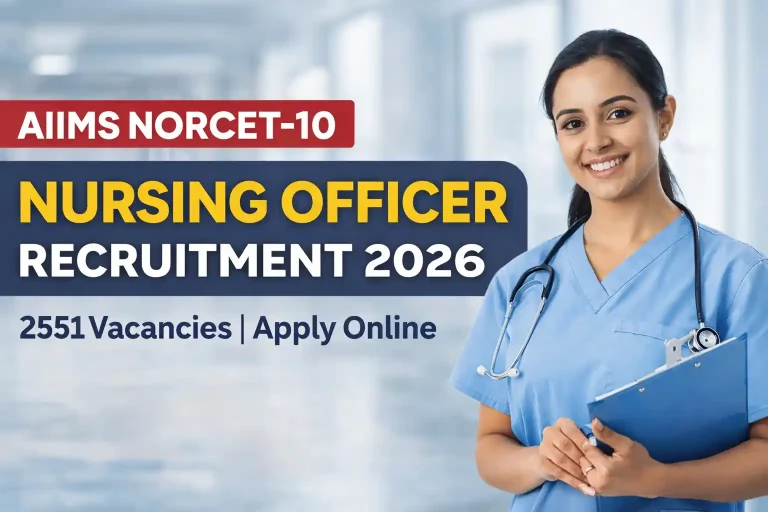 AIIMS Nursing Officer Recruitment