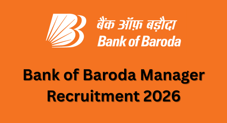 Bank of Baroda Manager Recruitment