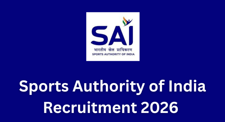 Sports Authority of India Recruitment