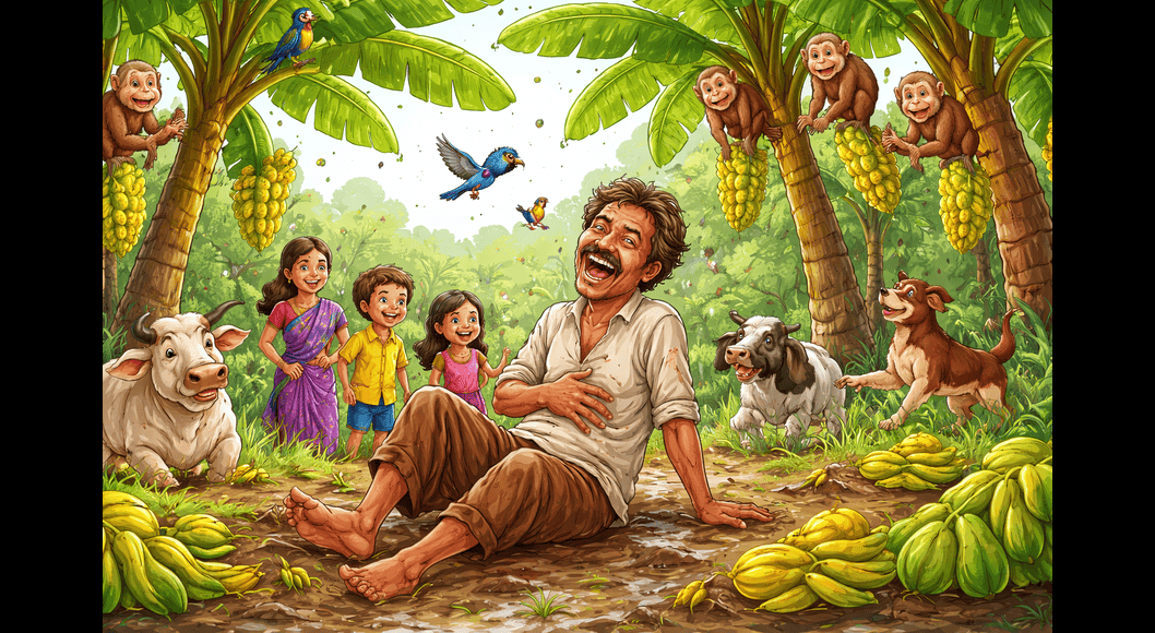 Angry Farmer Learned to Laugh – A Powerful Moral Story Angry Farmer Learned to Laugh