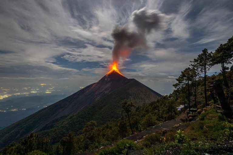 Guatemala Volcán de Fuego Eruption