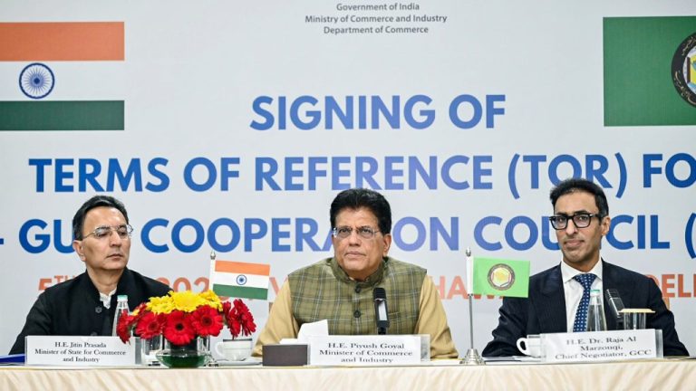 India-GCC FTA launch