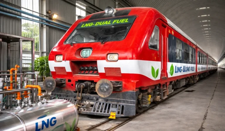 Indian Railways LNG-Diesel DEMU Train