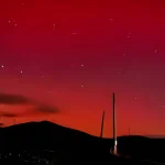 Ladakh Red Sky Solar Storm