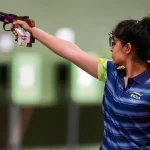 Manu Bhaker Silver 25m Pistol