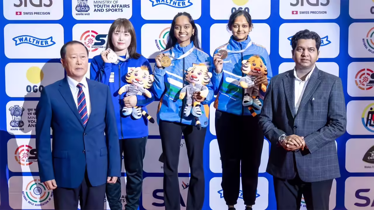 Meghana Sajjanar Wins Asian Bronze While Eight Months Pregnant at Asian Shooting Championships Meghana Sajjanar Wins Asian Bronze