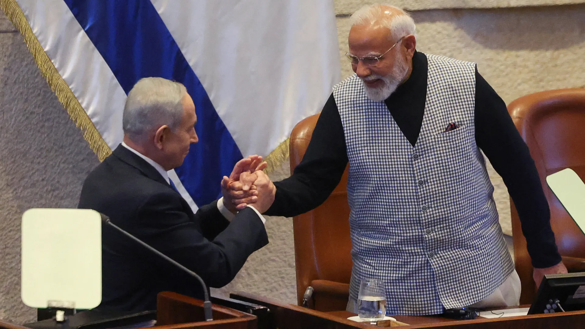 Modi Addresses Israeli Knesset