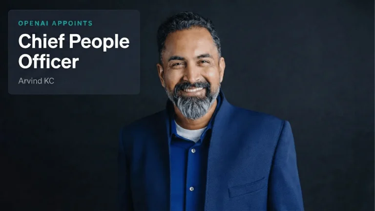 OpenAI Appoints Arvind KC
