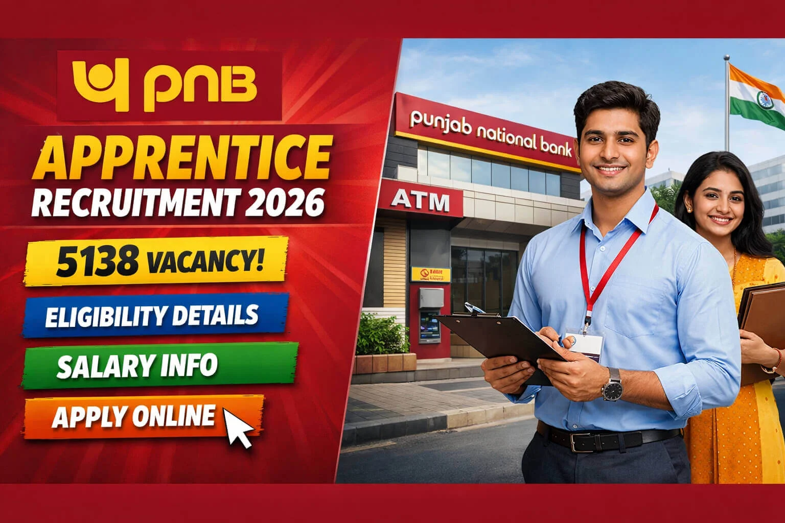 Punjab National Bank Apprentice Recruitment