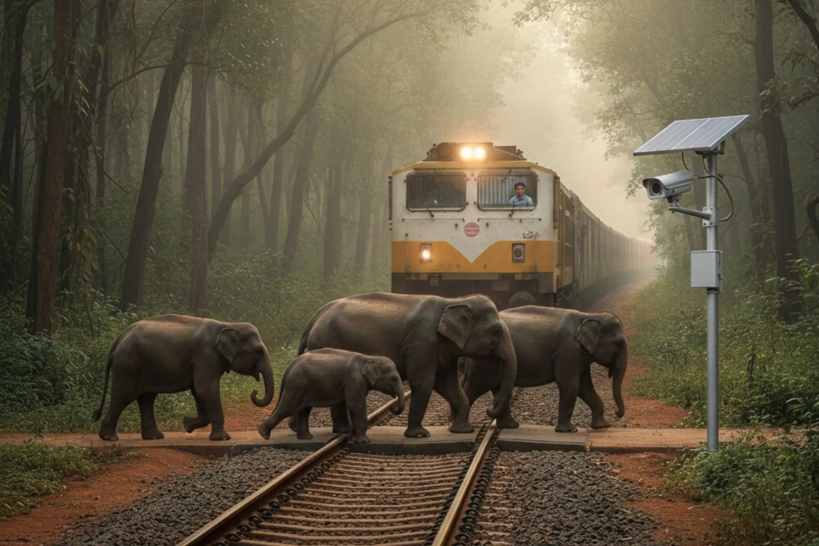Railways AI for Elephants