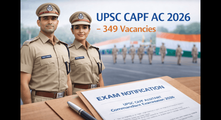 UPSC CAPF Recruitment