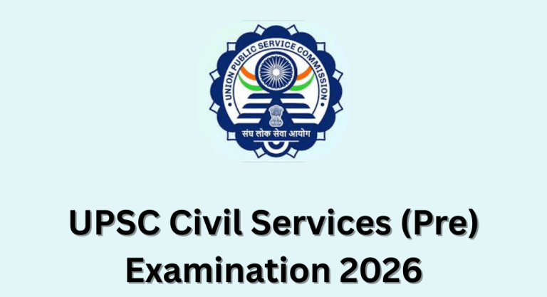 UPSC Civil Services (Pre) Examination 2026 – 933 Posts, Online Application Details UPSC Civil Services (Pre) Examination
