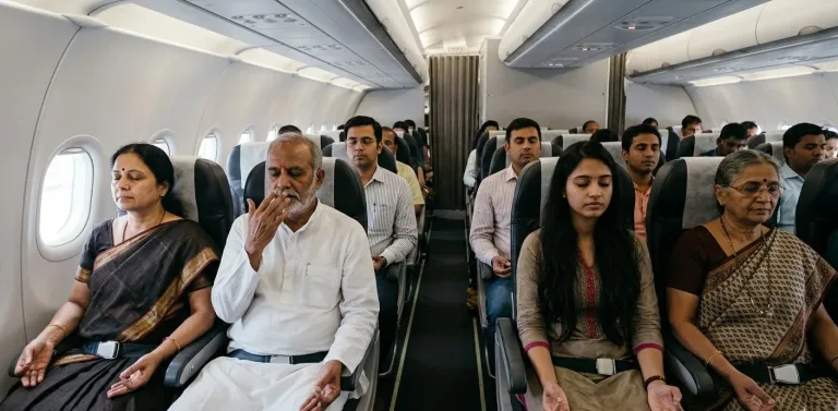Ayush In-Flight Yoga Routine