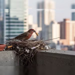 Birds Use Cigarette Butts