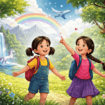 Two Little Girls Dream