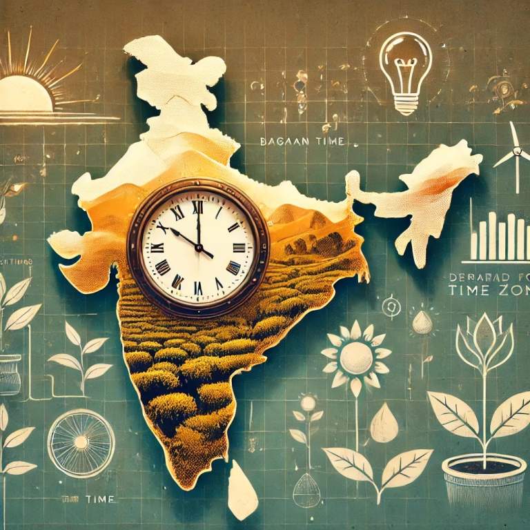 Demand for Two Time Zones in India