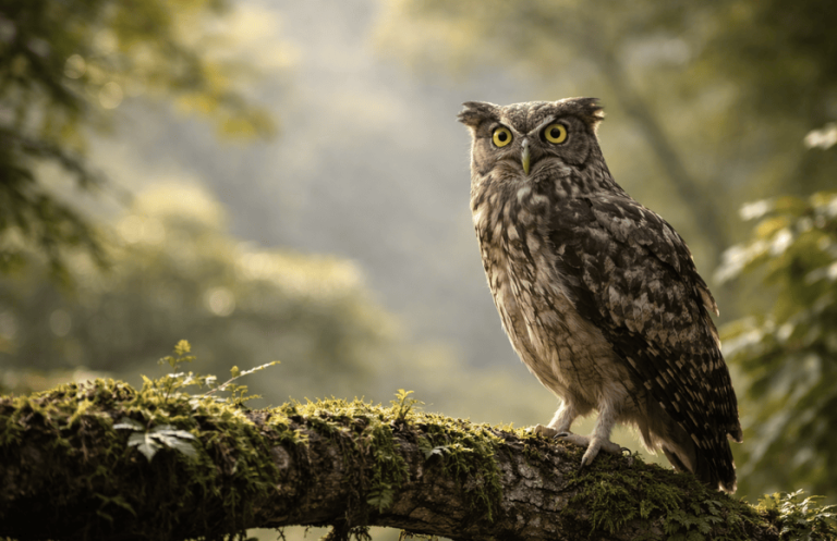 Rare Dusky Eagle Owl Corbett