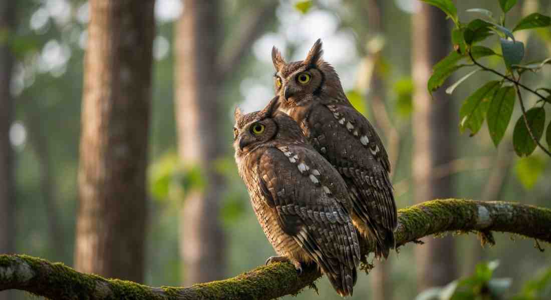 Rare Dusky Eagle Owl Corbett Sighting Excites Conservationists Rare Dusky Eagle Owl Corbett