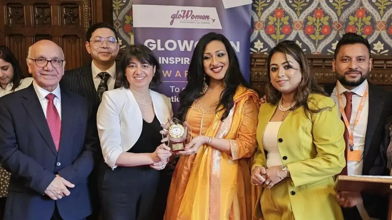 Rituparna Sengupta UK Award at House of Commons Rituparna Sengupta UK Award