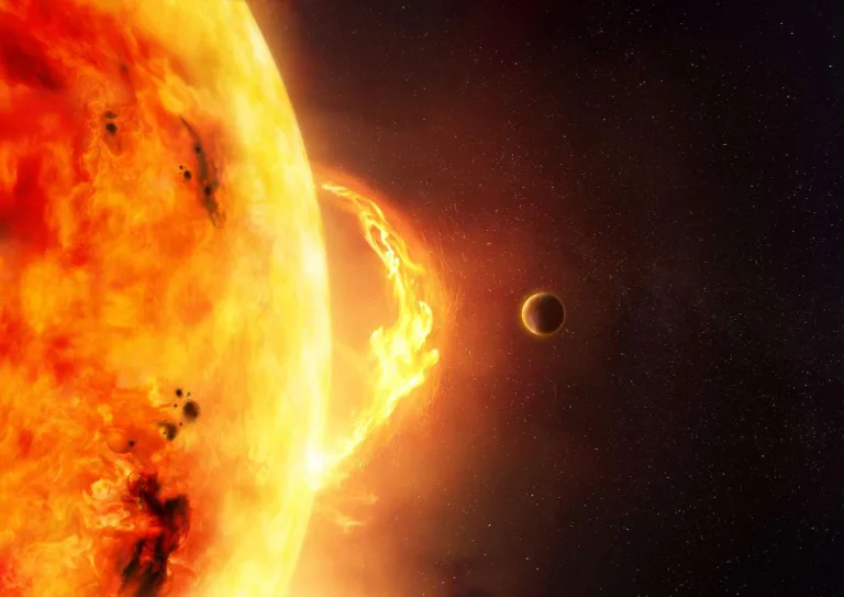 Solar Flares Active Sun Study