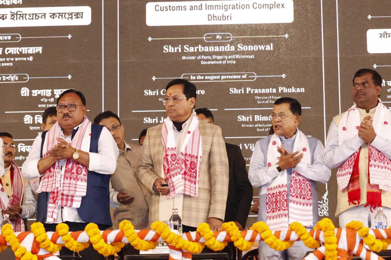 Sonowal Brahmaputra Waterway Projects