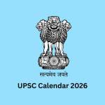 UPSC Calendar 2026