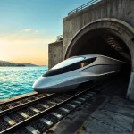 China Undersea Tunnel Train