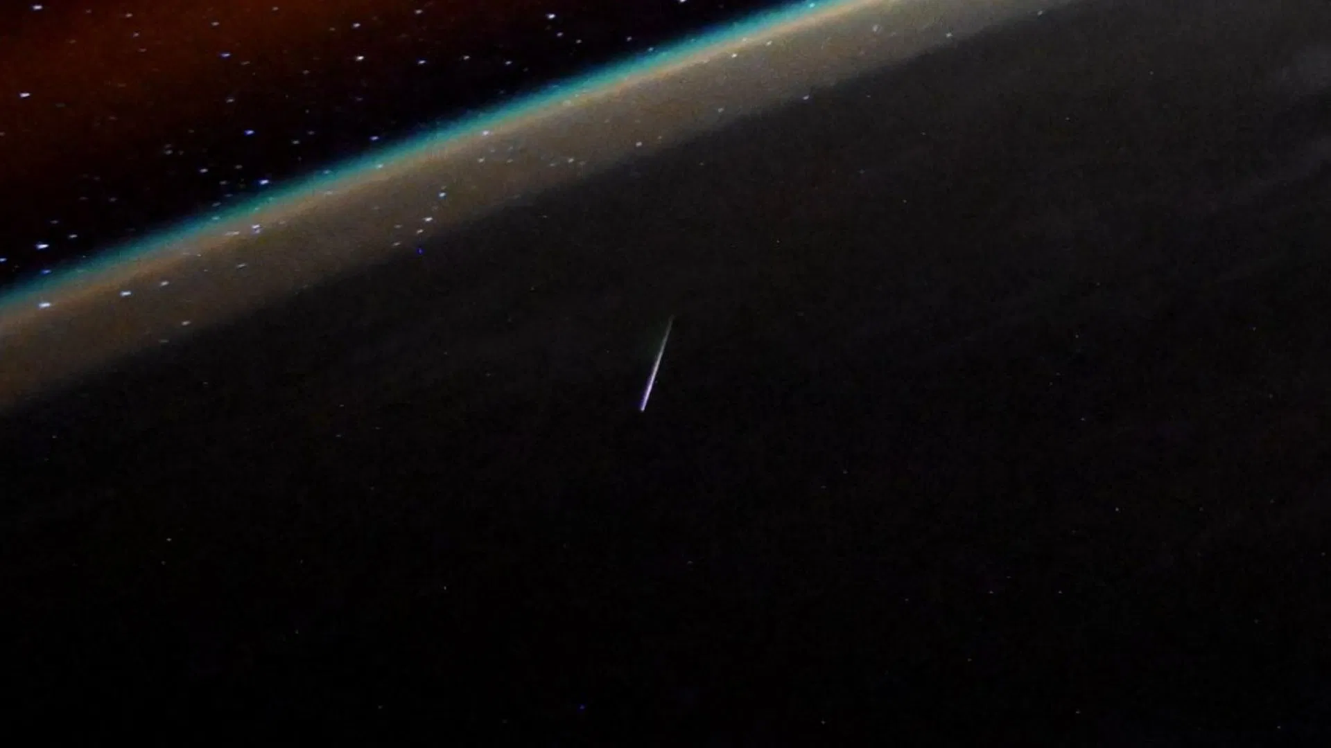 Lyrid Meteor Shower From Space