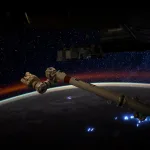 Lyrid Meteor Shower From Space