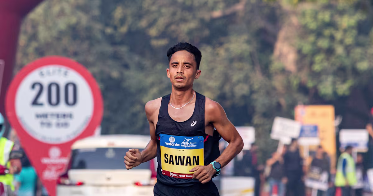 Sawan Barwal Marathon Record