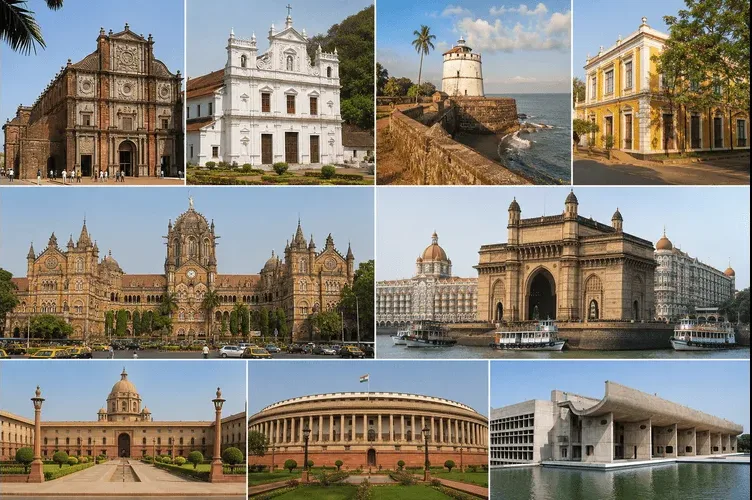 Colonial and Modern Architecture