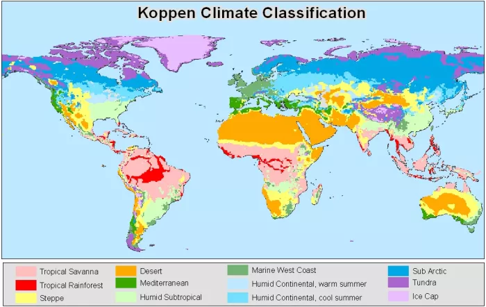 Climatic Regions of World: Major Types and Their Characteristics(Part-I) GATE Online Form Climatic Regions