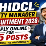 NHIDCL Recruitment 2026