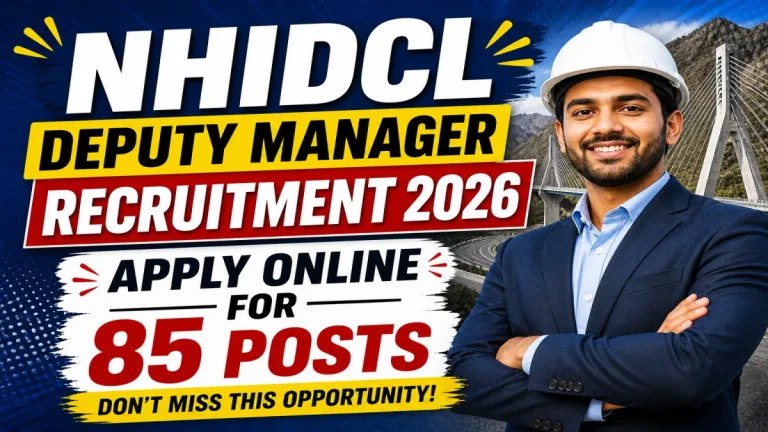 NHIDCL Recruitment 2026