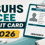 SSUHS Admit Card 2026